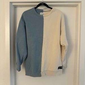 Social Tourist Hollister Split Blue and White Sweatset